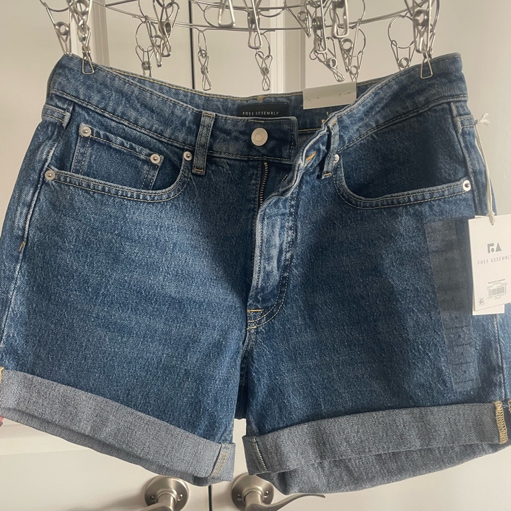 Blue Denim Women's Shorts